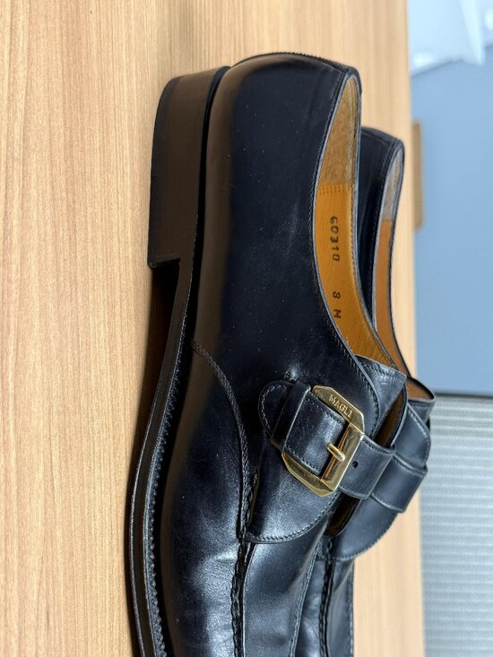 Bruno Magli Platinum “Cipriani” 60310 leather strap loafer main image 6